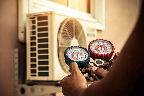 Professional Hvac Maintenance technician working in West Granby, CT